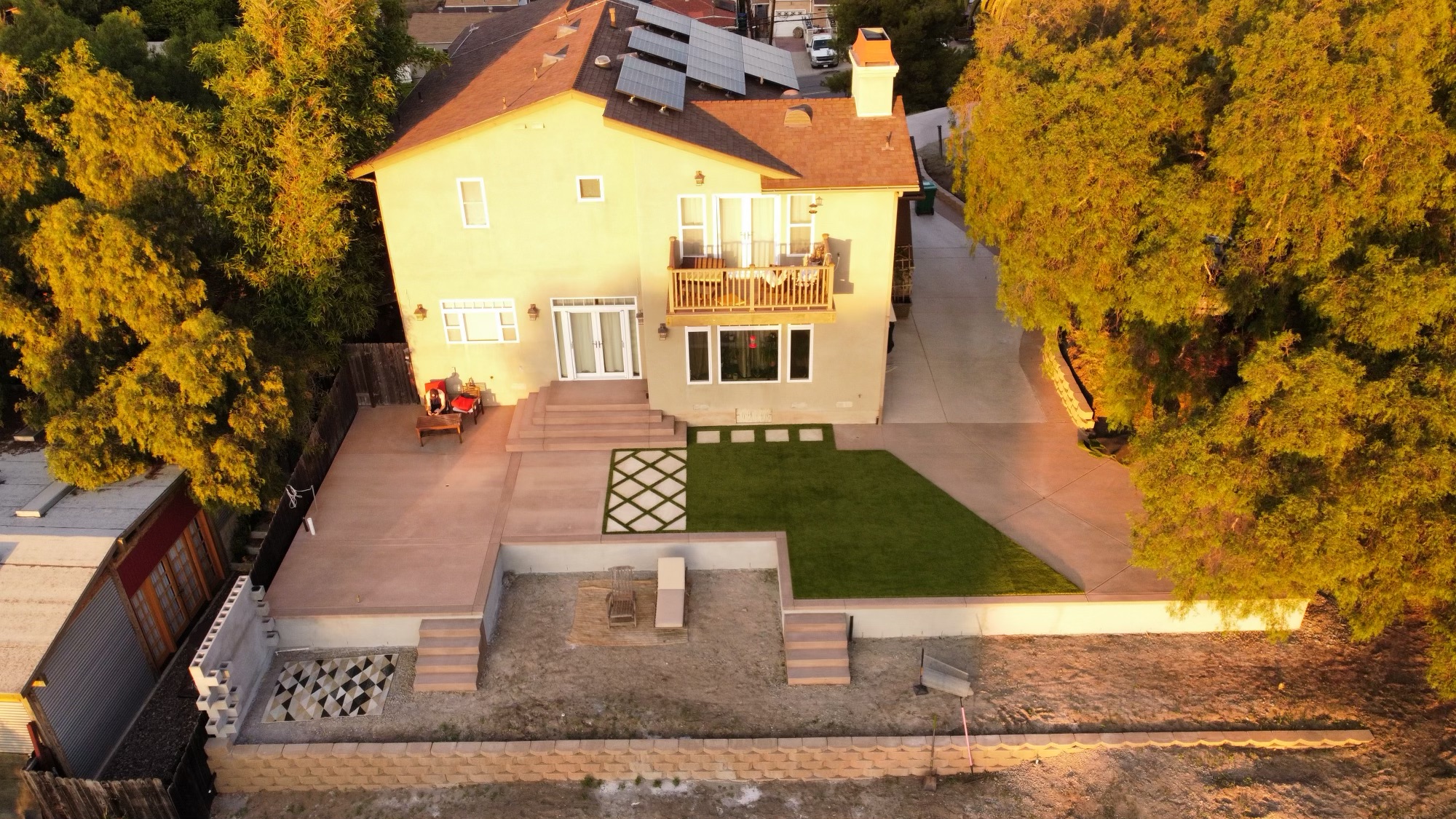 after photo of concrete construction