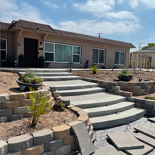 concrete stairs