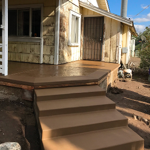 concrete stairs