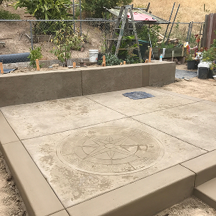 concrete stairs